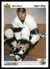 Jari Kurri 1991 Upper Deck French 366  Base LP
