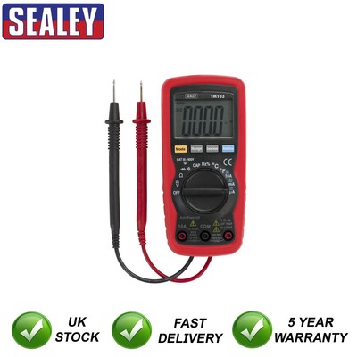 Sealey 11 Funktionen Profi Auto-Ranging Digital Multimeter TM103