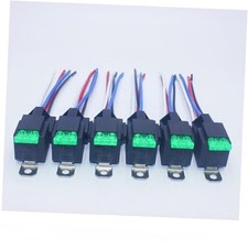 4-pin 12V 30 amp Fuse Relay Switch Set with 14 AWG hot Wire, 12V DC 4-pin SPST
