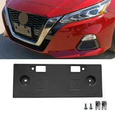 Front License Plate Bracket Tag Mounting Frame w/ HW For 2019-2022 Nissan Altima