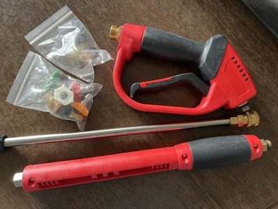 #ad *NEW* Tool Daily High Pressure Washer Gun with extension 5 adapters 5000 psi $19.95