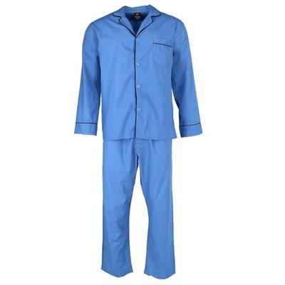 Hanes Herren Big & Tall Broadcloth Langarm Pyjama Set