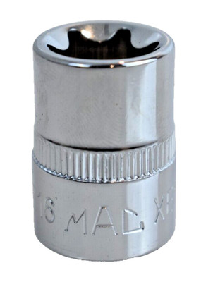 Mac Tools XE16S E16 TORX External Star Socket 3/8'' Drive Chrome Finish
