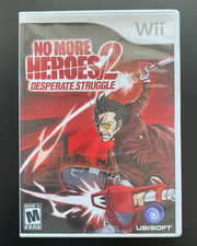 No More Heroes 2 Desperate Struggle Wii Case and Manual Booklet only