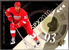 2010-11 SPx - Johan Franzen #34 - Red Wings