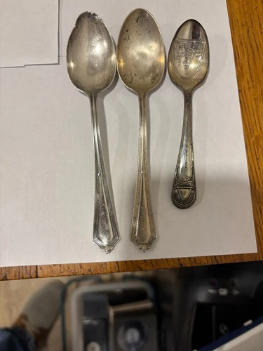 (3) Sterling silver spoons Junk Silver