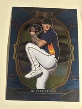 2023 Panini Select - Concourse Hunter Brown #98 Blue Prizm (RC)