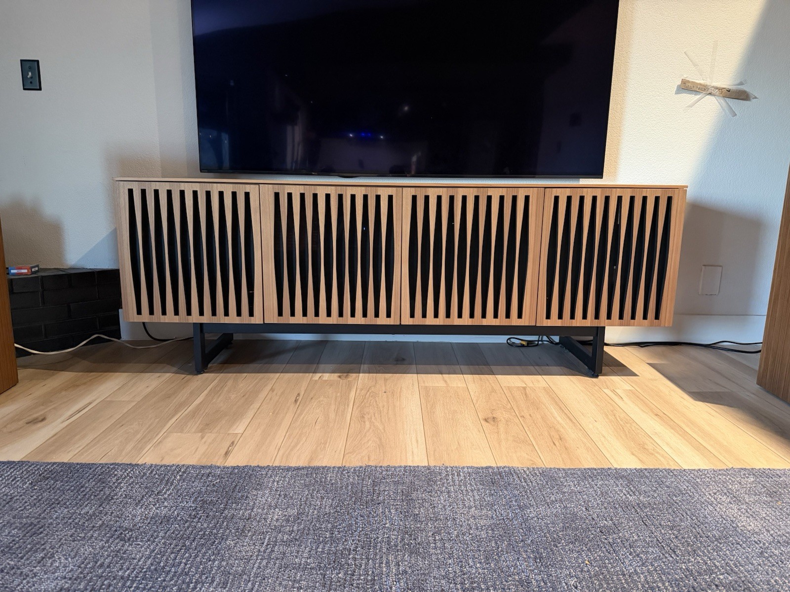 Bdi Elements 8779 Media Console With Tempo Doors