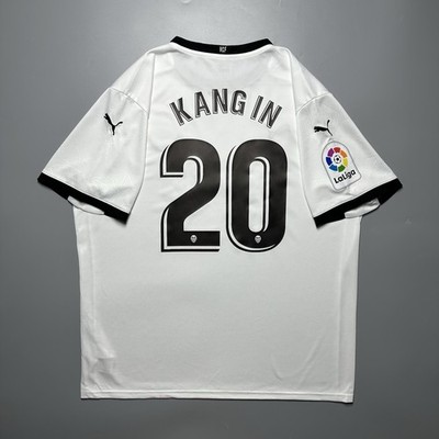 VALENCIA PUMA 2020/2021 FOOTBALL HOME JERSEY #20 LEE KANG-IN SIZE