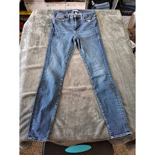 Good American Good Legs Skinny Jeans Medium Wash Blue High Rise Denim Women 4/27