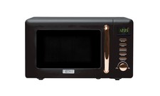 Image of Haden Salcombe 800W Microwave Oven - Versatile 25.6 x 45.1 x 35.8cm, Black