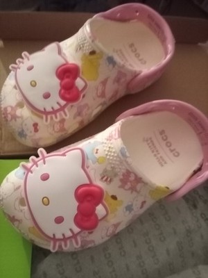 Crocs Kids' Size 8C Sanrio Hello Kitty & Friends Classic Clogs in a pastel...