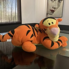 Vintage 2001 22" Lounging Tigger Fisher Price Large Plush Stuffed Animal Disney