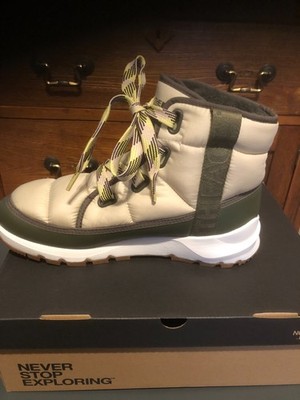 The North Face ThermoBall Lace Up Luxe WP Winter Boots Womens Size 10