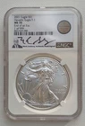 2021 Eagle S$1 Heraldic Eagle T-1 NGC MS 70