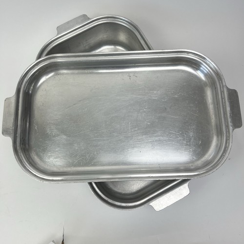 VTG Kitchen Craft Roaster Roasting Pan And Lid 2 Piece Aluminum 16x9.5 USA - Picture 8 of 17