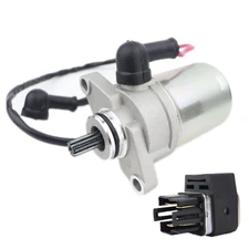 Starter & Relay for POLARIS ATV Predator 50 453848 454691 18644 SMU0284 495774