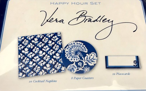 Vera Bradley Happy Hour Set in Blue Lagoon - Picture 2 of 2