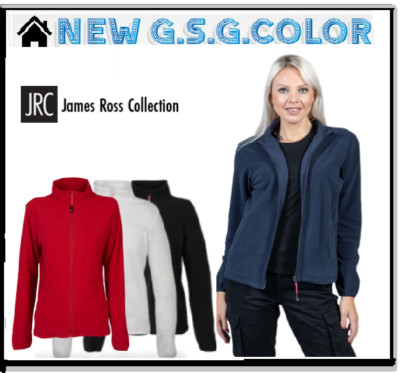 JRC Damen Fleece Sweatshirt Kopenhagen Lady Long Zip Tape - Stehkragen