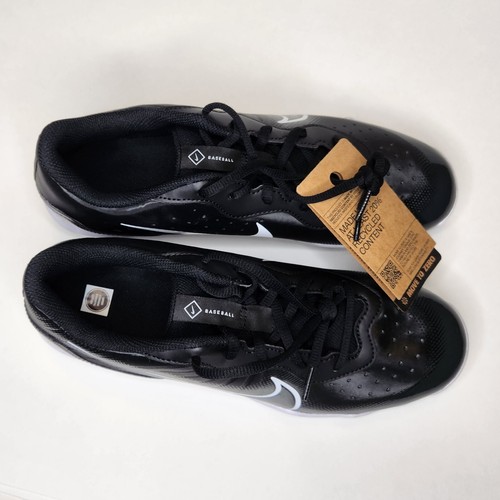 NIKE ALPHA HUARACHE 4 KEYSTONE BASEBALL CLEATS DJ6524-001 BLACK WHITE MEN SIZE 9 - Picture 5 of 7