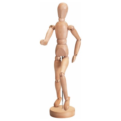 NEW Ikea GESTALTA Artist Figure Mini Man Poseable Manikin Mannequin Wood Natural
