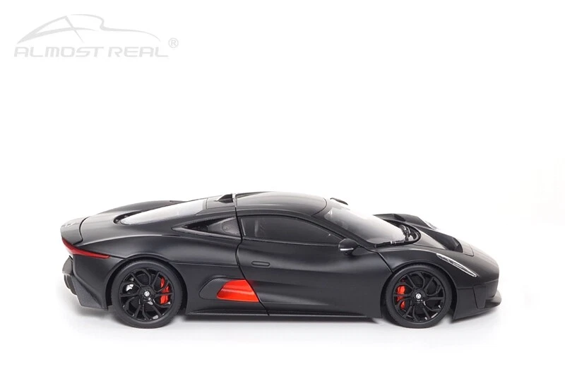 Almost Real 1:18 AR Jaguar C-X75 2015 Metal Diecast Car Model Collection Black - Image 3 of 4