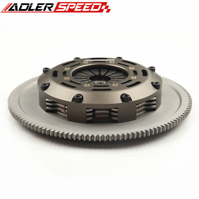 Racing Triple Disc Clutch Kit For 04-18 SUBARU WRX STI EJ25 6 SPEED w/ Flywheel