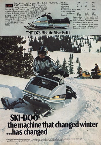 1973 Ski-Doo: Machine That Changed Winter Vintage Print Ad - 第 1/1 張圖片