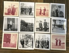 Vintage 1950s Military School Cadet Photographs Lot of 12 Americana