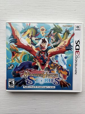 Monster Hunter Stories (Nintendo 3DS, 2017, Mint Condition)