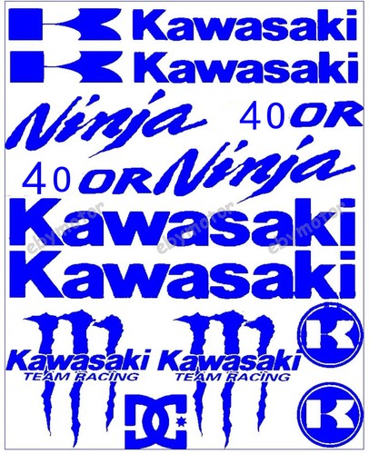 Motorcycle Emblem Decals for Ninja kawasaki 400R Bike Racing Reflective Stickers - Bild 7 von 8