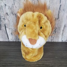 Get Ready Kids LION Hand Puppet Jingle Zoo Animal Education 9" Tan