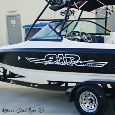Centurion Eclipse Air Warrior Boat Yacht Decals 2PC Set Vinyl New 70  OEM