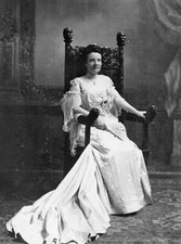 Portrait Of American First Lady Edith Roosevelt Washington Dc Early OLD PHOTO