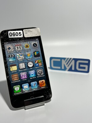 Apple iPod touch 4.Generation 4G 8GB (Risse im Glas ,sonst ok) 4th Gen IOS #0605