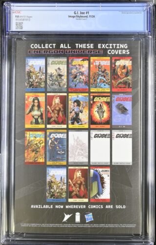 G.I. Joe 1 (2024 Image) CGC 9.8 Variant Cover F, Sozomaika - Picture 2 of 2