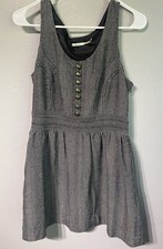 Kimchi Blue Urban Outfitters Gray Tweed Sleeveless Dress Women's Size 6