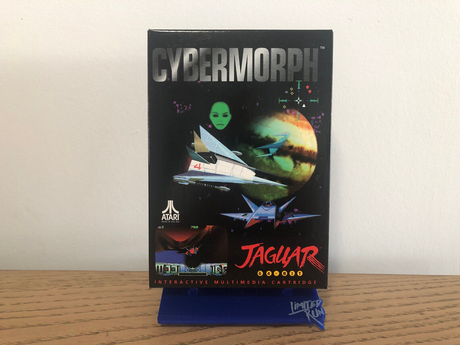 CYBERMORPH - Atari Jaguar - jeu + boîte + manuel + cale carton