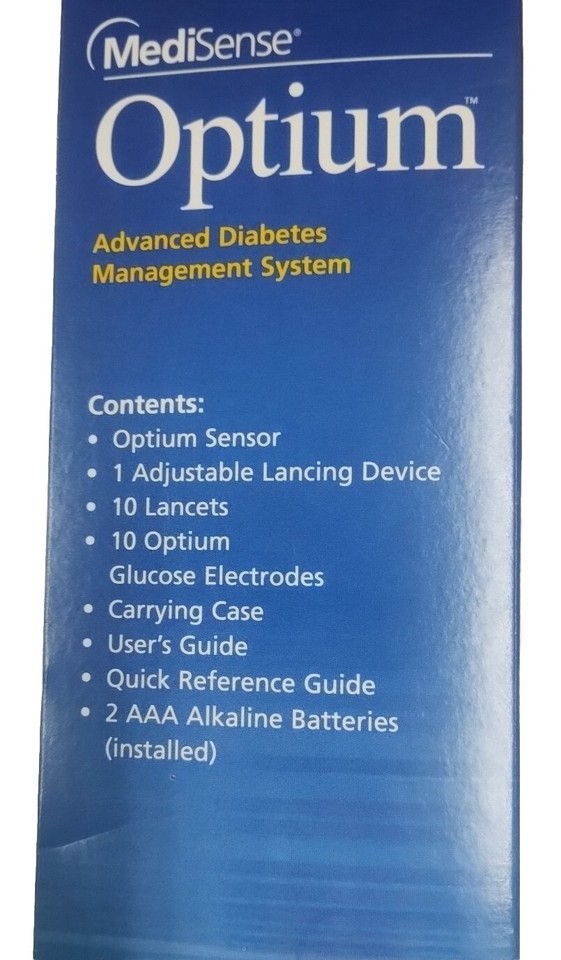 Optium Advanced Diabetes Management System eBay