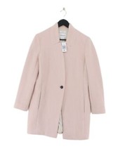 Club Monaco Women's Coat M Pink Wool With Mohair, Nylon, Polyester Overcoat
