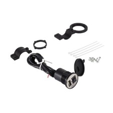 Caricabatterie USB Per Moto - Doppia Porta 3.1A, Impermeabile IP65, Con Display LED - Foto 3