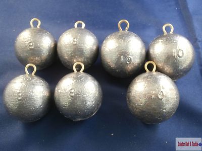 Kanonenkugel Meeresgewichte, Quick Drop Angelgewicht, Wrack/Boot Dorsch Conger Mxd
