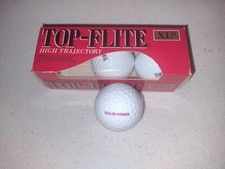 VINTAGE SEALED POWER SPALDING TOP FLITE SLEEVE OF 3 GOLF BALLS CIRCA 1985 NOS