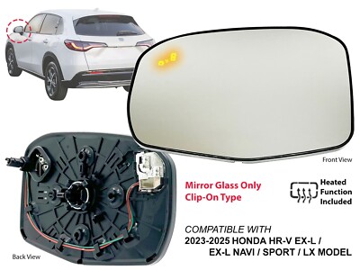 Mirror Glass Right Passenger Side &ndash; Heated, Arrow Signal, Blind Spot Detection For GM SUVs (Escalade, Suburban, Yukon XL) 2007 Chevy Silverado Mirrors