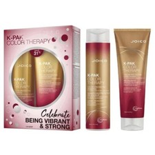 Image of JOICO K-PAK Color Therapy Shampoo 10.1oz and Conditioner 8.5oz-Holiday Duo