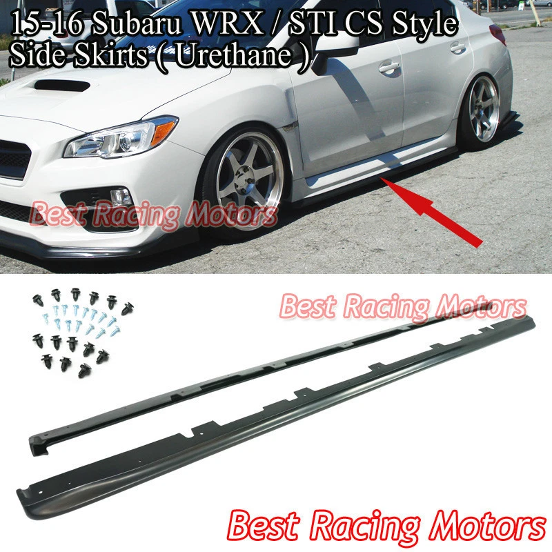 Cs style side skirts cheap wrx