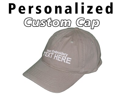 New Custom Personalized Multi Color Embroidered Baseball Hats Caps EMBROIDERED