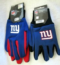 Set of Father Son NY Giants Team Logo Licensed NFL Sport Utility Gloves-VE2-New 