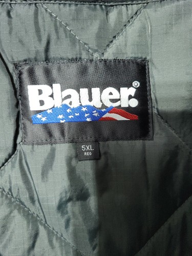 New 5XL REGULAR BLAUER BLACK 6120 B.DRY 3 SEASON BOMBER JACKET SECURITY COAT - Picture 10 of 12