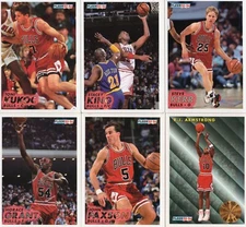 1993-94 Fleer Basketball Trading Cards - Chicago Bulls - Pick Your Player!